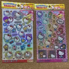 ハローキティ ホログラムステッカー 2シートセット キラッとシール2 ２枚セット
