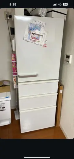 【美品・高年式】AQUA 3ドア大型冷蔵庫 アクア大型3ドア冷凍冷蔵庫 272L省エネ設計LED照明自動霜取り機能付20