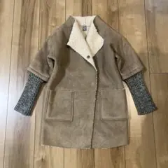 ZARA Kids ザラ フェイクムートンコート ボアコート 120 130