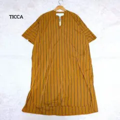 新品タグ付き Lachement 麻リネン混 カフタンワンピース 定価6.1千円