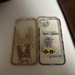 トムとジェリー iPhone14ケース 2個セット
