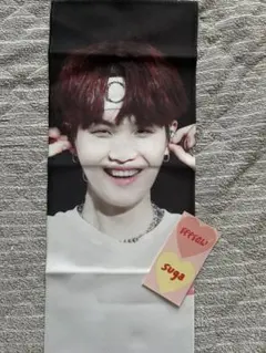 BTS ユンギ　SUGA マイクロファイバーハンドタオル　30×30cm