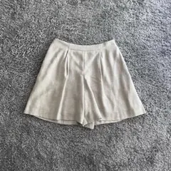 フォクシー 40 サラサラリネンパンツ サンドべージュ キュロット
