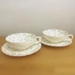 Noritake ボーンチャイナ キューティーローズ ティーカップ2客セット