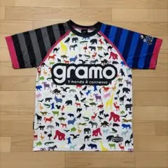 gramo プラシャツ トレーニング グラフィック 総柄 サッカー Mのサムネイル