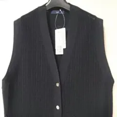 【未使用】ラエフ メッシュニットジレ ロングジレ ベスト ノースリーブ la.f
