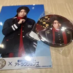 刀ミュ　東京ドームシティ　TDC 特典ブロマイド　　缶バッジ 加州清光 セット