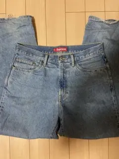 Supreme デニム 36インチ ジーンズ 赤耳 色落ち ヒゲ - メルカリ
