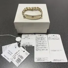 美品】メゾンマルジェラ IDブレスレット 21aw ゴールド - メルカリ