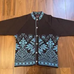 北欧製 Gjestal チロルカーディガン メタルフック ウール ノルディック