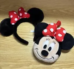 ミニー　カチューシャ　ショルダー　ポシェット　セット