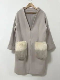 SENSE OF PLACE センスオブプレイス ポケットファー　コート