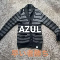 AZUL ストライプ カーディガン Mサイズ(大きめの作り)のサムネイル