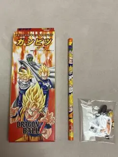 【新品】ドラゴンボールZ ガンピツ 孫悟空 マスコット付キャップ＋鉛筆