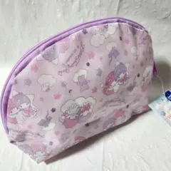 サンリオ☆キキララ☆リトルツインスターズ☆舟形ポーチ☆パープル