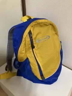 mont-bellモンベルキッズリュックバックパック青黄ブルーイエロー正規品値下