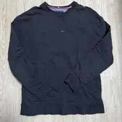 TOMMY HILFIGER ブラック トレーナー L