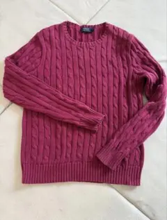 POLO RALPH LAUREN ケーブルニットセーター Mサイズ　希少色