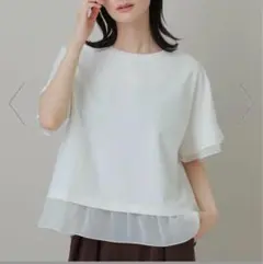 【新品未使用】　LAKOLE ラコレ　接触冷感　シアー切替　カットソーのサムネイル