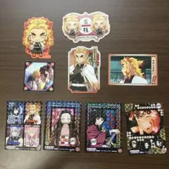 鬼滅の刃 ステッカー 9枚セット　煉獄杏寿郎