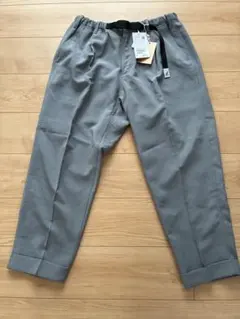 グラミチ×アダムエロペ　ワイドテーパードスラックス　パンツ　アンクル　L グレー