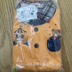 MIKI HOUSE オレンジ Tシャツ 100