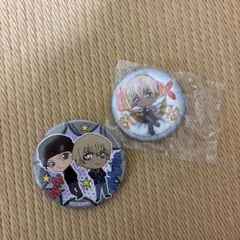 コナン キャラクター缶バッジ2個セット