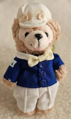 ディズニー　ダッフィー　ぬいぐるみバッジ