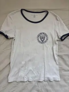 Brandy Melville リンガーTシャツ ホワイトのサムネイル