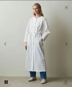 新品未使用★タグ付き★Steven Alan ホワイト シャツワンピース M