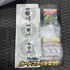 ブラックボルト　ホワイトフレア　カードファイルセット