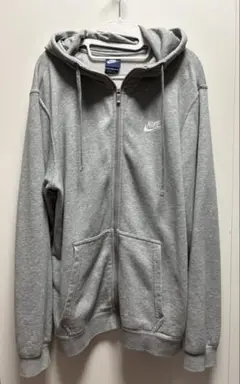 ナイキジップパーカー グレーL