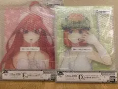 五等分の花嫁 一番くじ バストアップアクリルボード 中野五月 中野四葉 2点