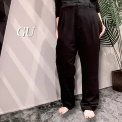 【新品タグ付き】起毛タックテーパードパンツ 大きいサイズ