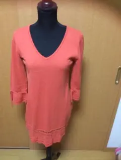 ⭐️春物　ニットチュニック⭐️のサムネイル