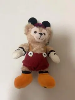 ディズニー　ダッフィー　ぬいぐるみバッチ