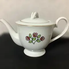 昭和レトロ　ニットーロイヤル　ティーポット　ポット　ノリタケ　ヴィンテージ　花柄
