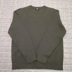 UNIQLO　 ウォッシャブルミラノリブ クルーネックセーター　 Мサイズ