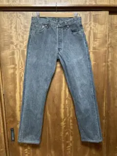 リーバイス501 先染め黒 ブラックデニム USA製 ビンテージ 505 550