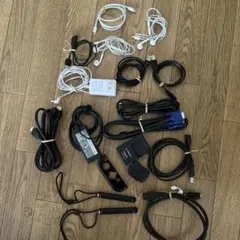 イヤフォン　ケーブル　充電器　セット