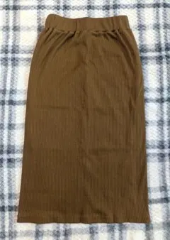 Dot and Stripes CHILD WOMAN　スカート　リブ　ブラウンのサムネイル