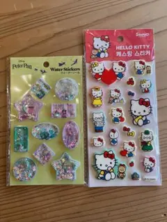 サンリオ ハローキティ ＆ ディズニー ティンカーベル シールセット 未開封