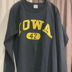 Champion T1011 IOWA ラグラン ロングスリーブ L USA