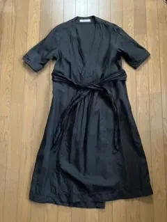 HYKE LINEN PONCHO NAVY Size1 - メルカリ