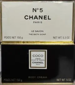 【CHANEL】N°5 バスソープ新品 & Coco ボディクリーム　シャネル