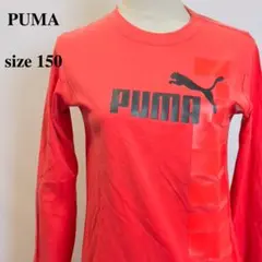PUMA　プーマ　Tシャツ　長袖　サイズ150　ロゴ　美品　258