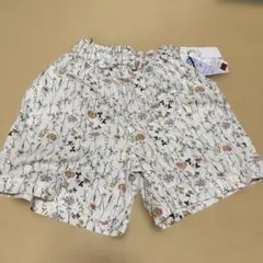 新品　キッズ　ガールズ　ハーンパンツ　キュロット　花柄　150