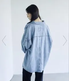 レプシィム★フリンジパッチ／BIGデニムシャツ