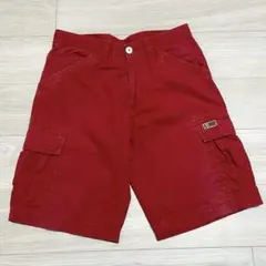 ナパピリ カーゴショートパンツ レッド カジュアル ストリート 夏 c387のサムネイル