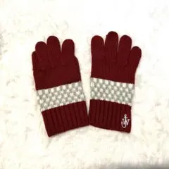 美品★ユニクロ×JWアンダーソン キッズ 手袋 レッド